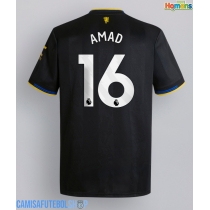 Camisa de time de futebol Manchester United Amad Diallo #16 Replicas 3º Equipamento 2025-26 Manga Curta